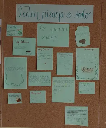 Teden pisanja z roko 