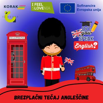 BREZPLAČNI TEČAJ NADALJEVALNE ANGLEŠČINE ZA ODRASLE