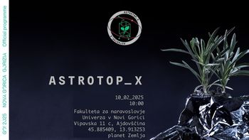 Astrotop_X na Fakulteti za naravoslovje Univerze v Novi Gorici