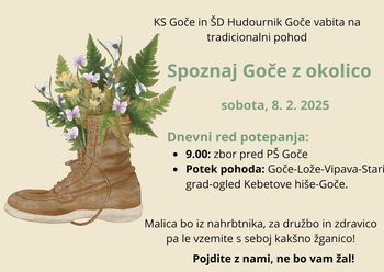 Spoznaj Goče in okolico - pohod