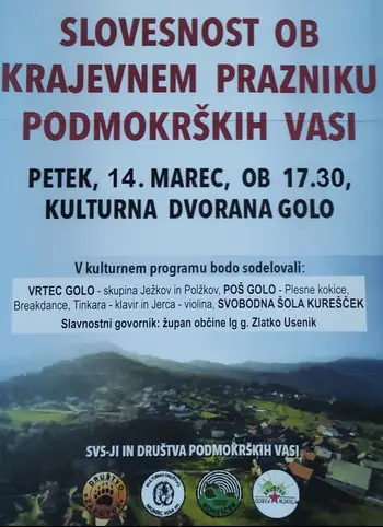 Slovesnost ob krajevnem prazniku podmokrških vasi