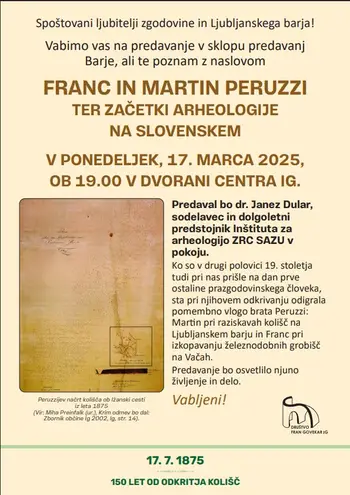 Predavanje Barje, ali te poznam (Franc in Martin Peruzzi)