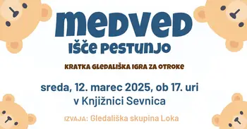 Medved išče pestunjo - kratka gledališka igra za otroke