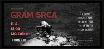 Ogled dokumentarnega filma GRAM SRCA in pogovor z Janom Cvitkovičem