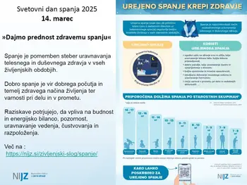 Svetovni dan spanja 2025: Dajmo prednost zdravemu spanju