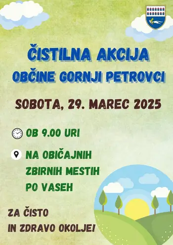 Čistilna akcija Občine Gornji Petrovci
