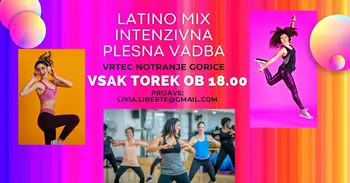 LATINO PLESNI MIX - intenzivna plesna rekreacija