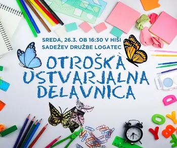 OTROŠKA USTVARJALNA DELAVNICA - metulji 