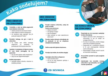 Zdravstveni dom Sevnica/ obvestila pacientom