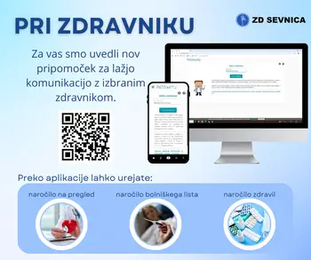 Zdravstveni dom Sevnica/ obvestila pacientom