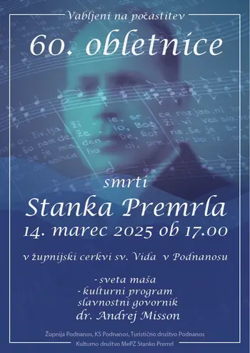 Počastitev 60. obletnice smrti Stanka Premrla 