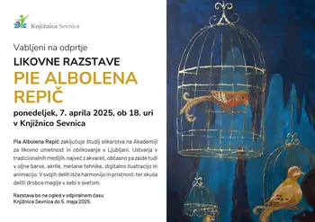 Odprtje likovne razstave Pie Albolene  