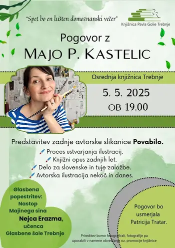 Pogovor z ilustratorko Majo P. Kastelic