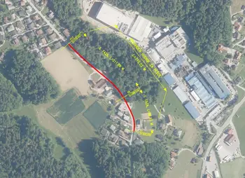 Začetek gradnje pločnika ob cesti Šmarjeta pri Celju–Prekorje–Runtole