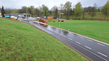 Dokončanje rekonstrukcije dela ceste na Blejski Dobravi