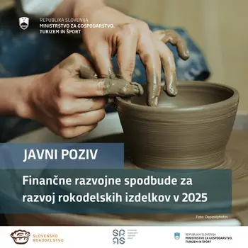 Javni poziv za finančne razvojne spodbude za razvoj rokodelskih izdelkov v 2025