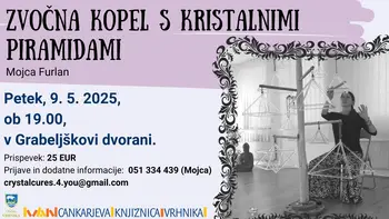 Mojca Furlan - Zvočna kopel s kristalnimi piramidami