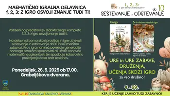 Matematično igralna delavnica 1, 2, 3: z igro osvoji znanje tudi ti!