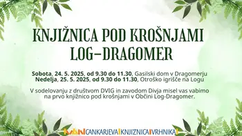Knjižnica pod krošnjami - Log Dragomer