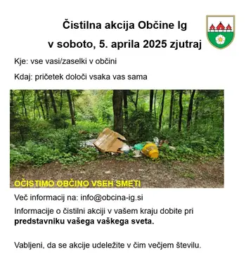 Čistilna akcija občine