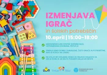Danes vabljeni na izmenjavo otroških igrač in šolskih potrebščin