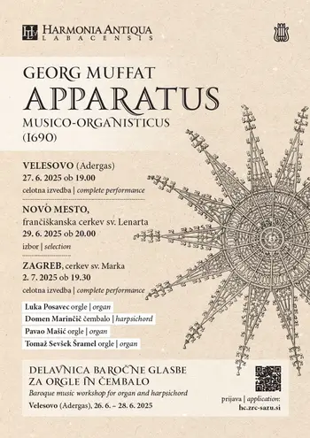 Adergas - Apparatus musico-organisticus in Delavnica baročne glasbe za orgle in čembalo