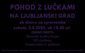 POHOD Z LUČKAMI NA LJUBLJANSKI GRAD