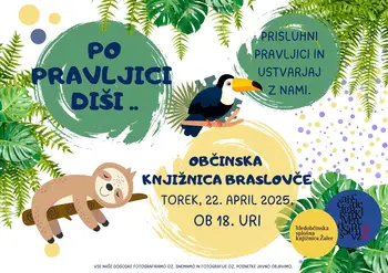 Po pravljici diši v Občinski knjižnici Braslovče