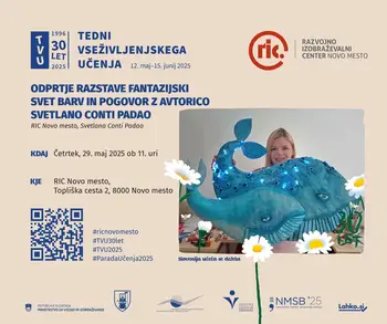 Odprtje razstave Fantazijski svet barv in pogovor z avtorico Svetlano Conti Padao