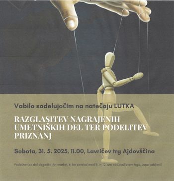 Medobčinsko društvo prijateljev mladine Ajdovščina PRIPRAVLJA razstavo LUTKA