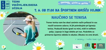 NAUČIMO SE TENISA