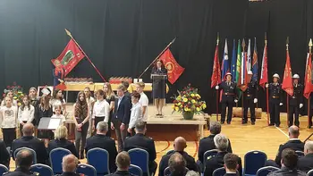 Slavnostna seja ob 70-letnici Gasilske zveze Jesenice in 130-letnici PGD Zabreznica