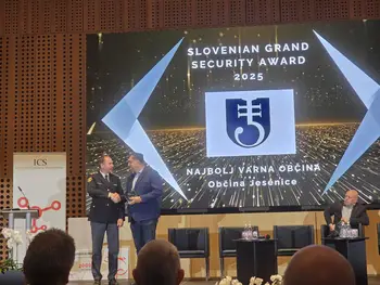 Občina Jesenice prejela nagrado za najbolj varno občino v Sloveniji