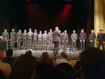 Velik glasbeni dogodek pevskih zborov dijakov gimnazij iz Nagolda in Jesenic