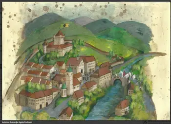 RAZSTAVA ILUSTRACIJ AGATE PAVLOVEC ZA KNJIGO ŠKOF ABRAHAM, LOŠKI GOSPOD
