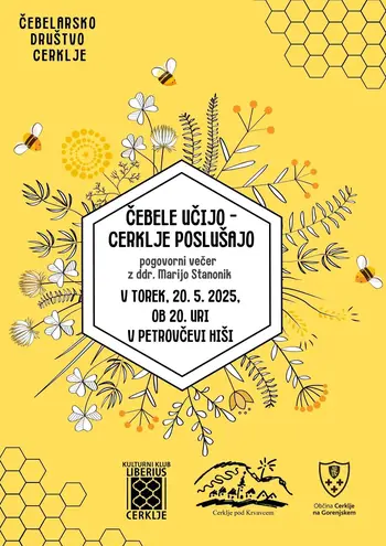 Čebele učijo - Cerklje poslušajo, pogovorni večer