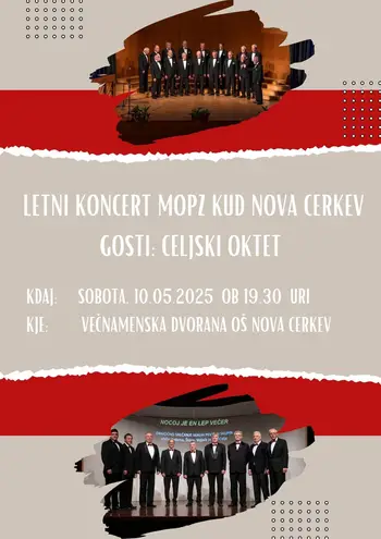 LETNI KONCERT MPZ KUD NOVA CERKEV Z GOSTI