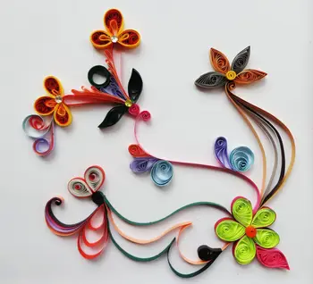 Osnove Quilling tehnike in izdelava majhne rožice