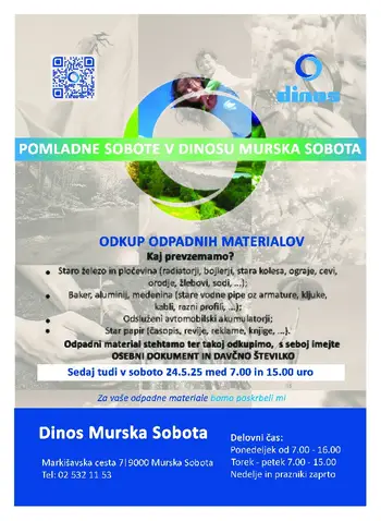 POMLADNE SOBOTE V DINOSU MURSKA SOBOTA 