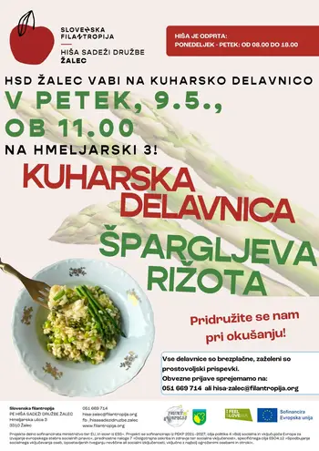 Kuharska delavnica: špargljeva rižota