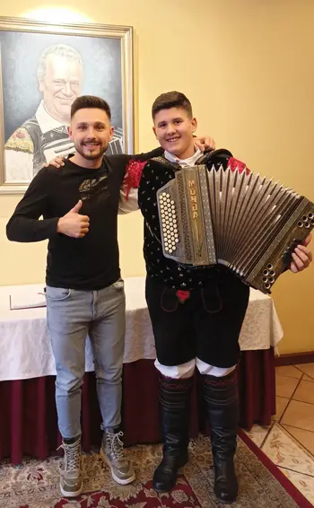 Matevž Perc in njegov mentor Robi Novak