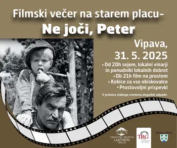 Filmski večer v Vipavi: Ne joči Peter 