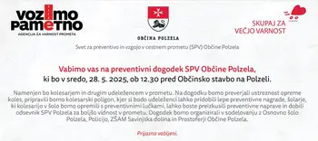 Preventiva za kolesarje in pešce v cestnem prometu