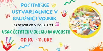 POLETNE USTVARJALNICE V KNJIŽNICI VOJNIK
