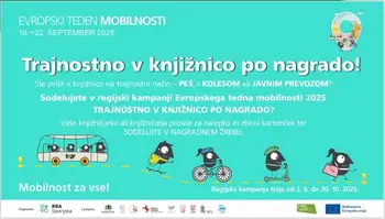 Trajnostno v knjižnico po nagrado v vseh občinah Savinjske regije Trajnostno v knjižnico po nagrado v vseh občinah Savinjske regije