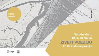 Živimo poezijo ob 20-letnici zlatnika poezije Živimo poezijo ob 20-letnici zlatnika poezije