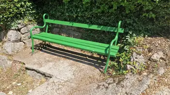 Obnova klopi na razgledni poti