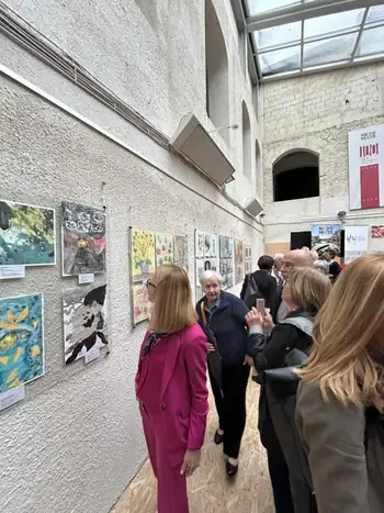Likovna razstava članov skupine Epilepsija Dolenjska regija v Knjižnici Mirana Jarca