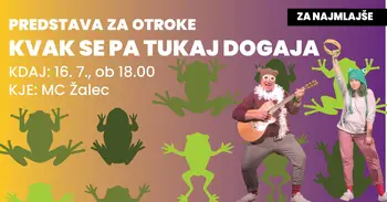 OTROŠKA GLEDALIŠKA PREDSTAVA: KVAK SE PA TUKAJ DOGAJA?