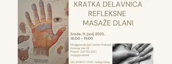 VABILO NA KRATKO DELAVNICO REFLEKSNE MASAŽE DLANI 